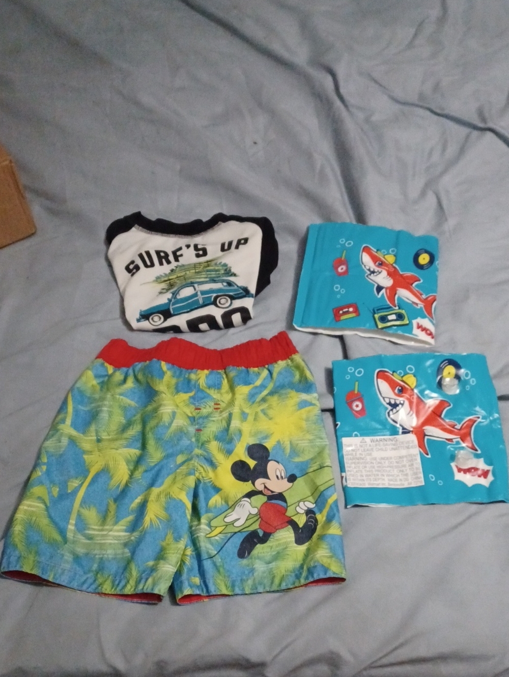 Bundle Of Swim Items For Toddler Boys Size 3T